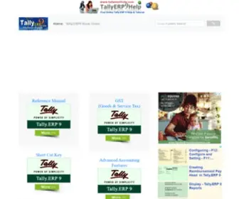 Tallyerp9Help.com(Tally.ERP9 Help) Screenshot