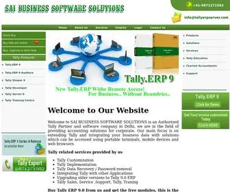 Tallyerpserver.com(SAI BUSINESS SOFTWARE SOLUTIONS) Screenshot