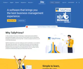 Tallysolutions.com(Business Software for SMBs in India) Screenshot