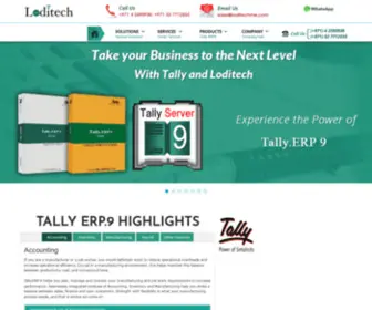 Tallysolutionsdubai.com(Tally in Dubai) Screenshot