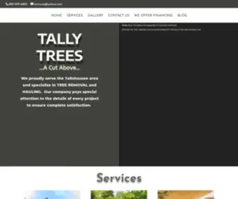 Tallytrees.com(Tallahassee Tree Service) Screenshot