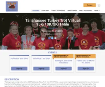 Tallyturkeytrot.com(All Thanksgiving Morning) Screenshot