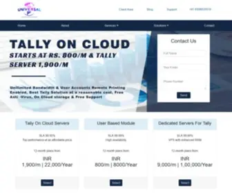 Tallyuniversal.com(Tally on Cloud) Screenshot