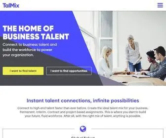 Talmix.com(Find Independent Business Talent Globally) Screenshot