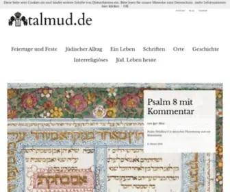 Talmud.de(Digitales Judentum) Screenshot