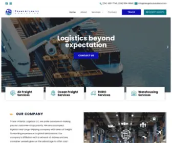 Talogisticssolutions.com(Trans-Atlantic Logistics) Screenshot