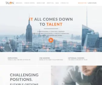 Talonpro.com(Web Developer Recruitment) Screenshot
