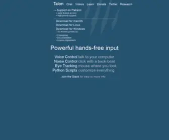 Talonvoice.com(Talon) Screenshot