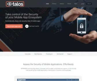 Talos-Sec.com(Talos Cybersecurity) Screenshot