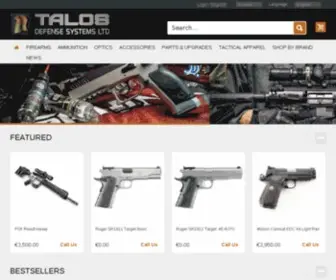 Talosdefense.com(Talos Defense Systems LTD) Screenshot