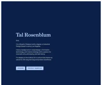 Talrose.com(Tal Rosenblum) Screenshot