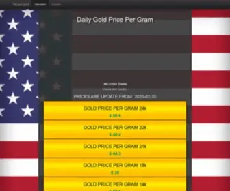 Talupa.com(Daily Gold Price Per Gram) Screenshot