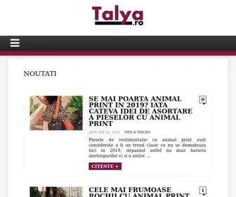 Talya.ro(Revista despre Moda) Screenshot