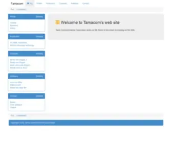 Tamacom.com(Tama Communications Corporation) Screenshot