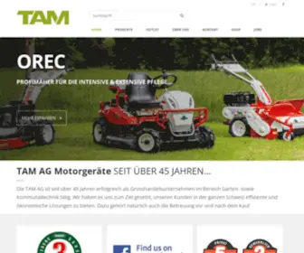 Tamag.ch(TAM AG Motorgeräte) Screenshot