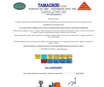 Tamagnini.com(Bilancia) Screenshot