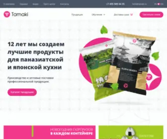 Tamaki.ru(Продукты для паназиатской кухни оптом) Screenshot