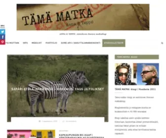 Tamamatka.fi(Tämä matka) Screenshot