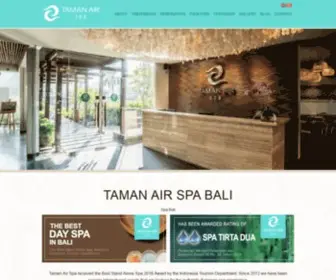 Tamanairspa.com(Spa Bali) Screenshot