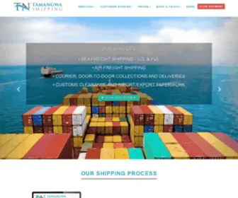 Tamangwashipping.com(Tamangwa Shipping) Screenshot