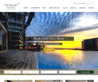 Tamanimarina.ae(Luxury Hotels Apartments in Dubai Marina) Screenshot