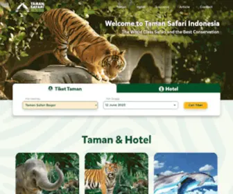Tamansafari.com(Taman Safari Indonesia (TSI)) Screenshot
