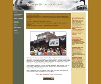 Tamaquastation.com(Tamaqua Railroad Station) Screenshot