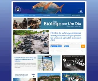 Tamar.com.br(PROJETO TAMAR) Screenshot