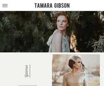 Tamara-Gibson.com(Editorial Photography by Tamara Gibson Photography) Screenshot
