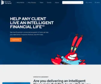 Tamaracinc.com(Integrated RIA Platform) Screenshot