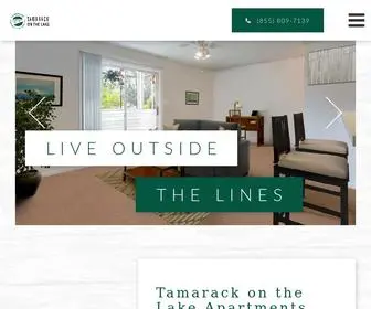 Tamarack-Online.com(Apartments in Fayetteville) Screenshot