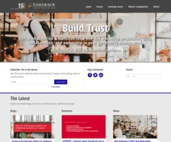Tamarackcommunity.ca(Tamarack Institute) Screenshot