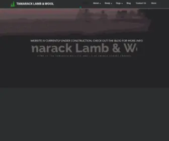 Tamaracksheep.com(Tamarack Lamb & Wool) Screenshot