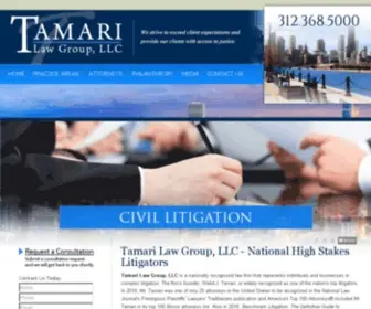 Tamarilaw.com(Tamari Law Group) Screenshot