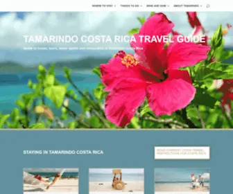 Tamarindobeach.net(Tamarindo in Guanacaste Costa Rica) Screenshot