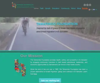 Tamarindofoundation.org(El Salvador) Screenshot