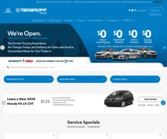 Tamaroffhonda.com(Tamaroff Honda) Screenshot