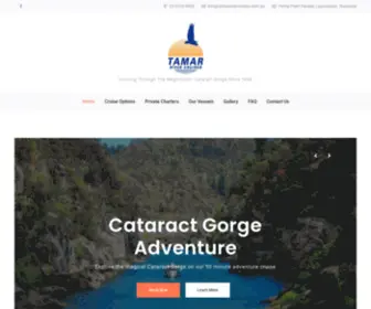 Tamarrivercruises.com.au(Cruising Through The Magnificent Cataract Gorge Since 1996) Screenshot