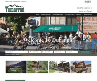 Tamarronvacationrentals.com(Durango Vacation Rentals @ Tamarron offers vacation lodging and rentals in Durango Colorado) Screenshot