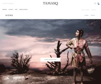 Tamasq.com(Ethically Made Sustainable Fashion) Screenshot