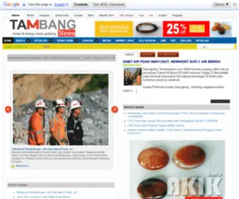 Tambangnews.com(Tambang) Screenshot