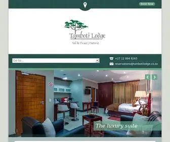 Tambotilodge.co.za(Tamboti Lodge) Screenshot