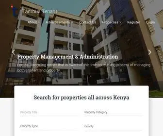 Tambuatenant.com(Tambua Tenant) Screenshot
