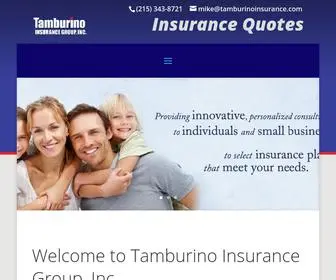 Tamburinoinsurance.com(Tamburino Insurance Group) Screenshot