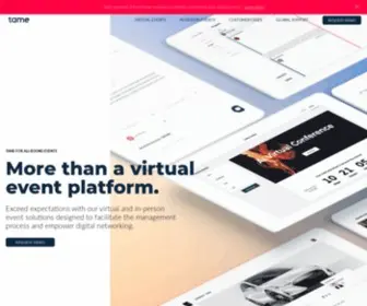 Tame.Events(Event Websites) Screenshot