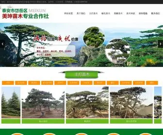 Tameikun.com(泰安市岱岳区美坤苗木专业合作社) Screenshot