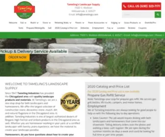 Tamelings.com(Landscape Supply Willowbrook) Screenshot