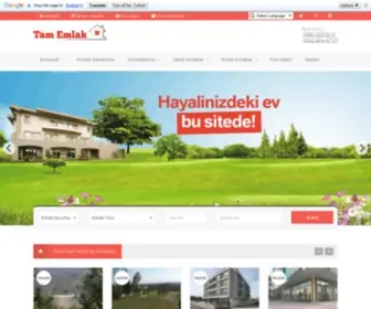 Tamemlak.com(Düzce Tam Emlak) Screenshot