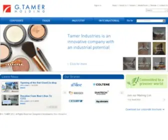 Tamerholding.com(G Tamer Holding) Screenshot