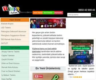 Tamerreklam.com.tr(Tamer Reklam) Screenshot